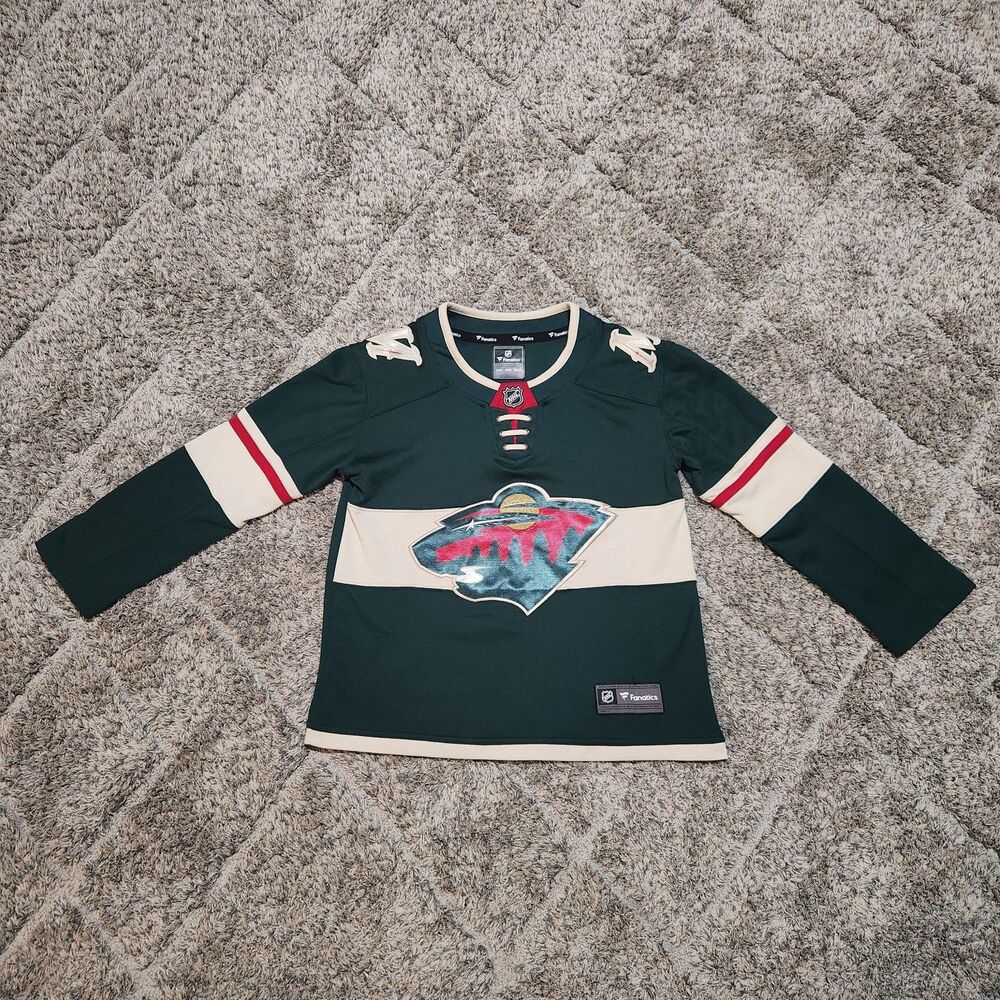 Fanatics Minnesota Wild Green Home Youth S/M Jersey